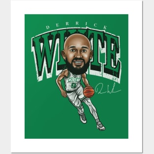 Derrick White Boston Cartoon Posters and Art